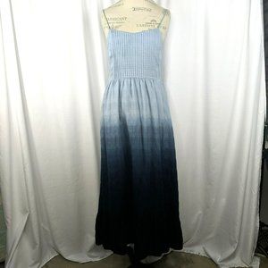 Madewell Blue Ombre Maxi Dress